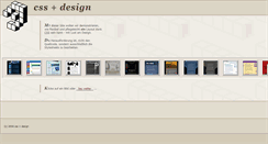 Desktop Screenshot of cssdesign.e-workers.de