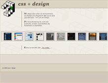 Tablet Screenshot of cssdesign.e-workers.de